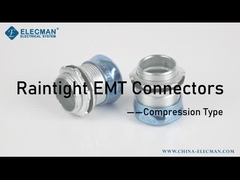 Стальной проводник соединителя EMT дюйма EMT обжатия 4 Raintight для того чтобы положить тип в коробку