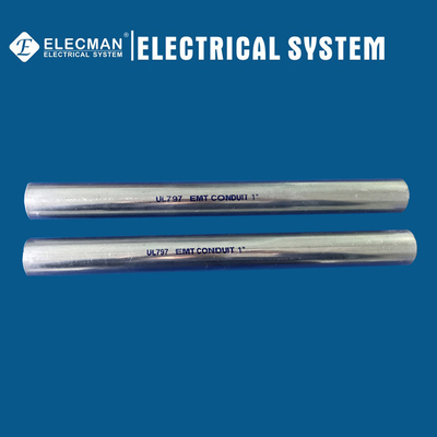 1" UL797 GI Electrical Metallic Tubing EMT Conduit EMT Pipe EMT Tube